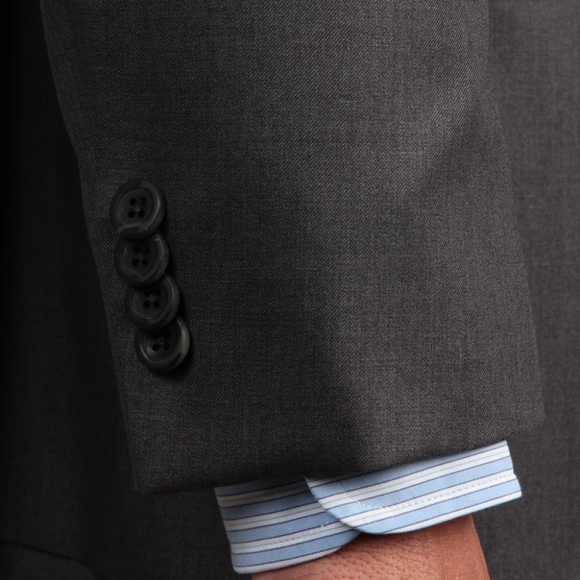 Kenneth Cole Reaction Men’s Gray Blazer 36R NWT Regular Fit Notched Lapel - Picture 5 of 7